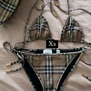 Burberry 2pc women’s swim suit